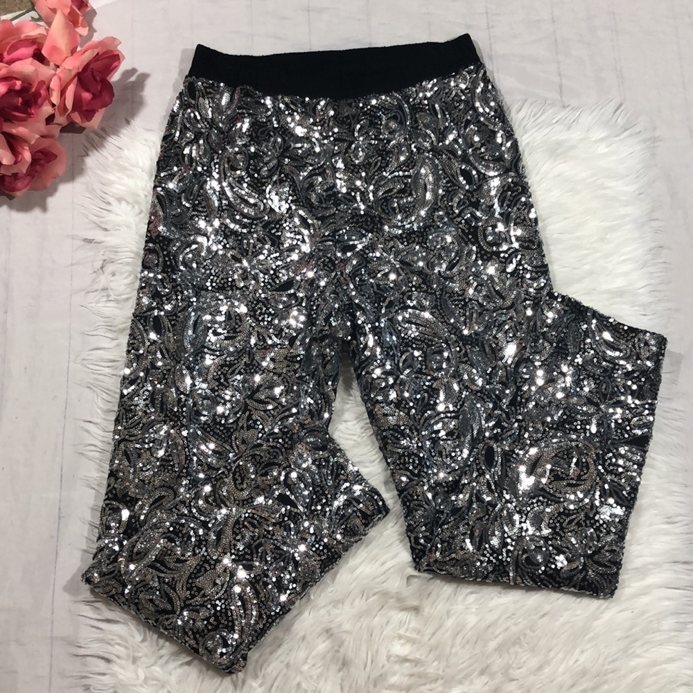 NWT Anthro Porridge Pascaline Sequin Trouser - Picture 2 of 14